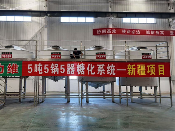 乐东精酿啤酒设备厂—5吨精酿啤酒设备—新疆项目